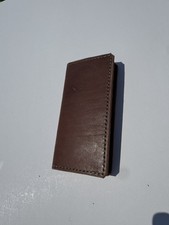 Full Grain leather Roper wallet. Hand cut and hand stitched leather.
