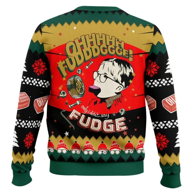 Ohh Fudge A Christmas Story Ugly Christmas Sweater