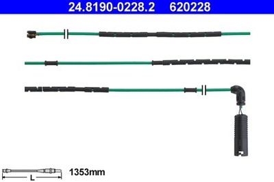 500 668 Contatto Segnalazione, Usura Past. Freno/mat. d'Attrito