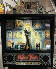 1992 ADDAMS FAMILY PINBALL MACHINE PAT LAWLOR PROF TECHS PLAYS GREAT LEDS