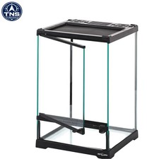 Reptile Glass Terrarium 8x8x12 inch Front Door Reptile Amphibian Habitat