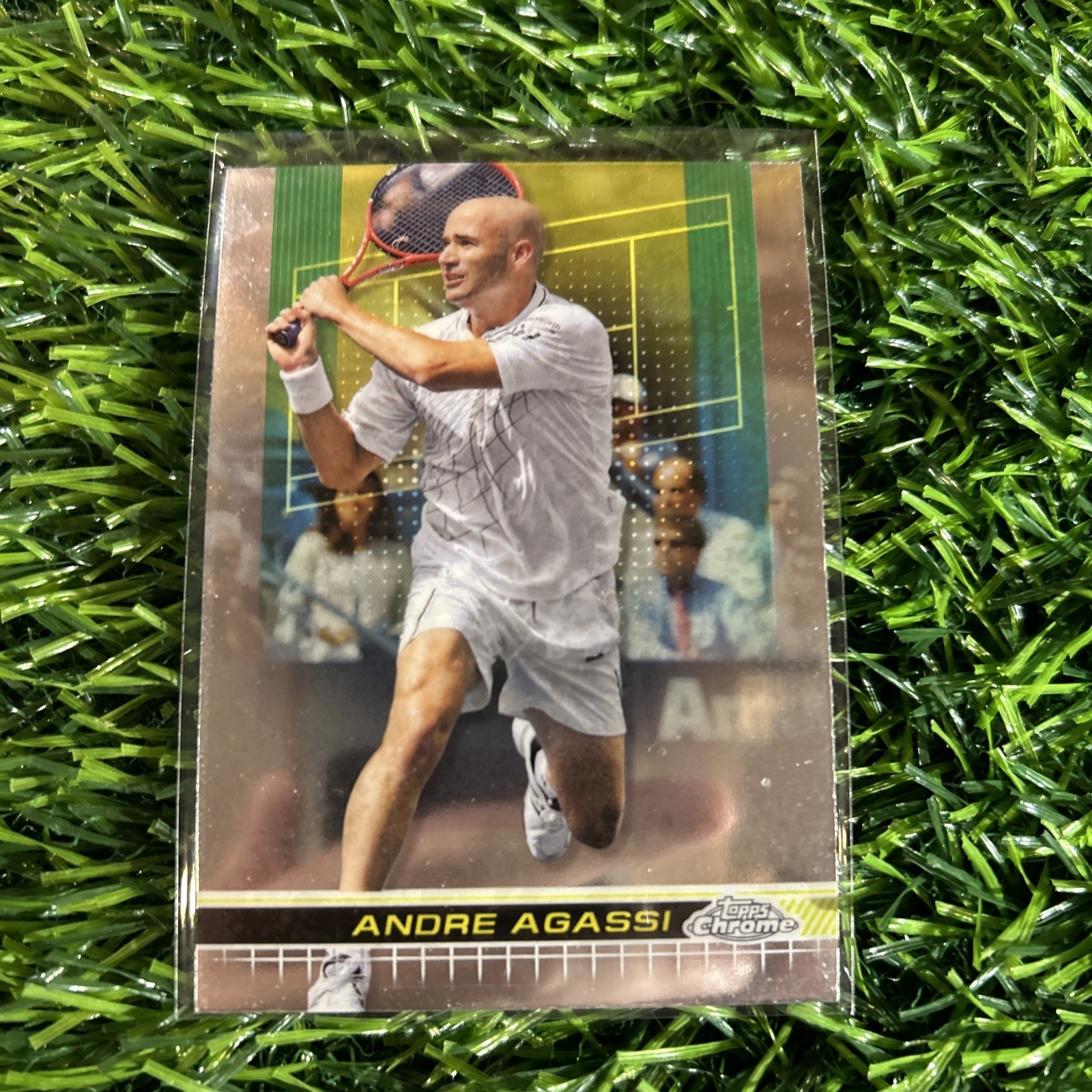Andre Agassi - 2024 Topps Chrome Tennis Base Card #168