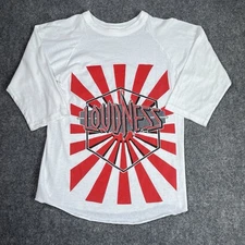 Vtg 1985 Loudness Thunder In The East Tour In The West T-shirt Band Tee Metal