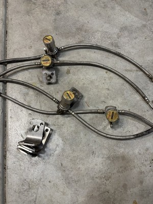 4 CROSSFIRE TIRE EQUALIZER SYSTEM 125 PSI STAINLESS STEEL HOSES