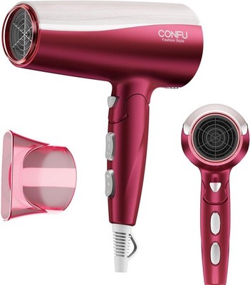 CONFU Professional 1875W Hair Dryer, Foldable Blow Dryers Ceramic Tourmaline Hai
