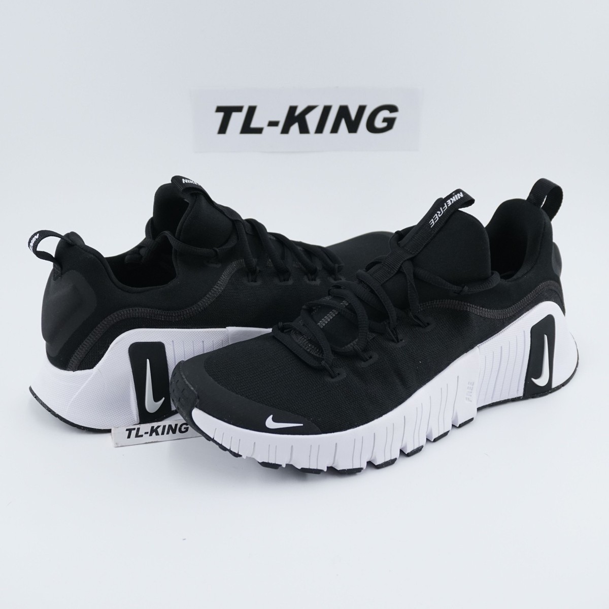 Nike Free Metcon 6 Workout Training Hit CrossFit Black White