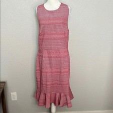 Banana Republic Cross Back Textured Dress Size 12