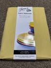 NWT FIESTA Indoor Outdoor Fabric Tablecloth 70” Round Sunflower Yellow NEW