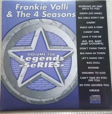 LEGENDS KARAOKE CDG FRANKIE VALLI  THE 4 SEASONS OLDIES 156 17 SONGS CD G