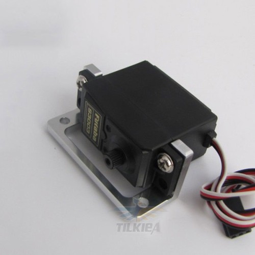 Soporte servo CNC aluminio estándar S3003 servo montaje para RC barco coche servo - Imagen 6 de 6