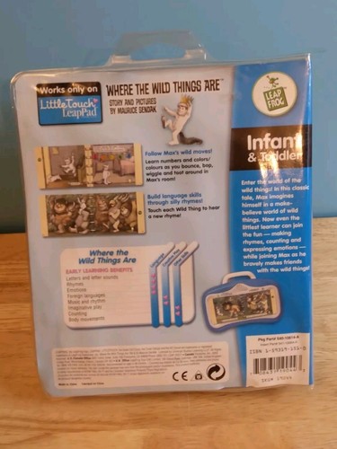 Leap Frog Little Touch Library WHERE THE WILD THINGS ARE Maurice Sendak Toddler - Picture 2 of 3