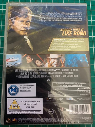 Live And Let Die 007 DVD New and Sealed - Picture 2 of 2