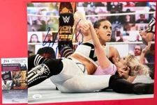 WWE NXT Shayna Baszler Signed 11x14 Photo J Autograph WrestleMania JSA COA