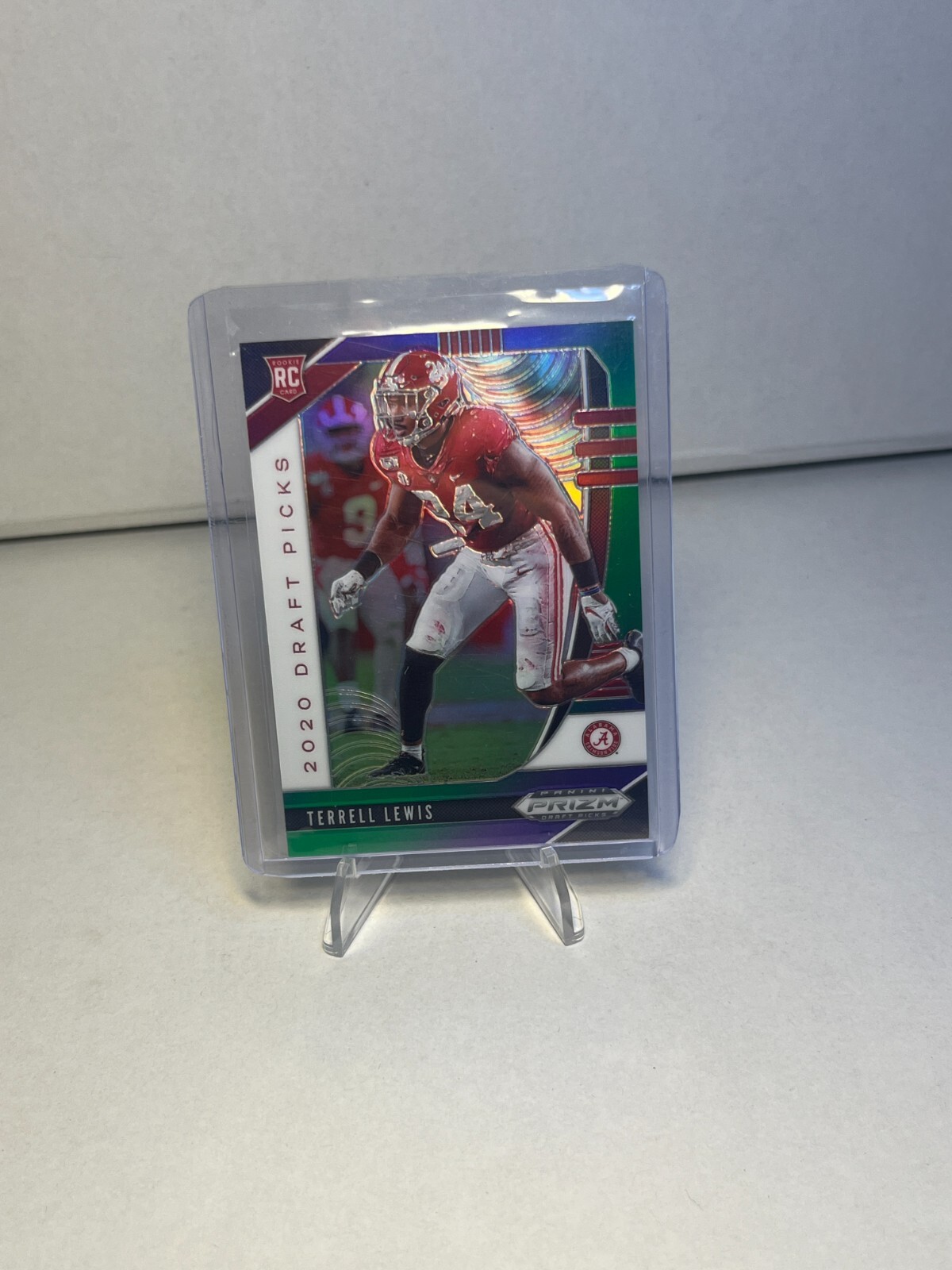 Terrell Lewis Panini Prizm Draft Picks #160 Purple/Green Prizm