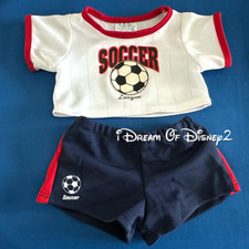 Build-A-Bear SOCCER UNIFORM Jersey Shirt, Shorts Teddy Clothes SPORTS COSTUME