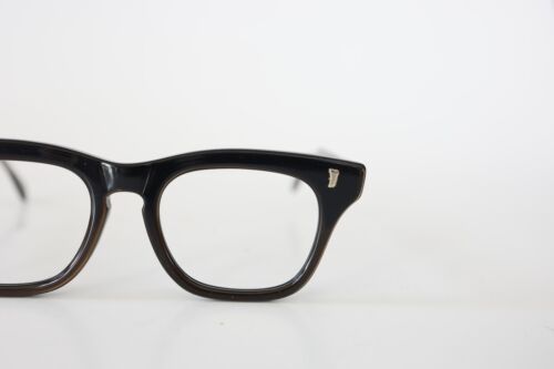 Marine Optische Brille 60er Vintage NOS New Old Stock Metallic Braun 47-17 - Bild 2 von 13