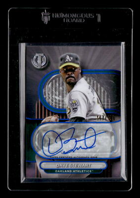 2024 Topps Tribute #TA-DSTE Dave Stewart Tribute Autographs Blue #/150