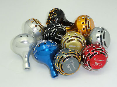 UJ PRK 45 II knob for shimano Kaikon Daiwa Saltiga surf Emcast 6000 reel Red/SV