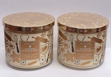 2x Bath Body Works SUGARED SNICKERDOODLE Large 3-Wick Candle 14.5 oz