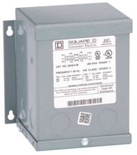 Square D 250SV1B Transformer Dry 1-Phase .25KVA 240X480V-120/240V