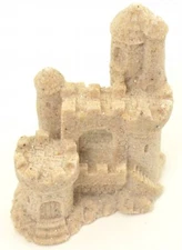 Real Sand Castle Figurine Beach House Decor 006 2.75" Tall Collectible Lake Home