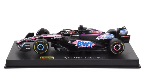 BURAGO 1:43 MODELLINO AUTO FORMULA 1 BWT ALPINE A524 E. OCON #31 F1 2024 DIECAST - Picture 3 of 10