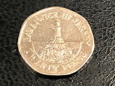 2016 20p coin LIGHTHOUSE of La CORBIERE Bailiwick of Jersey twenty pence piece