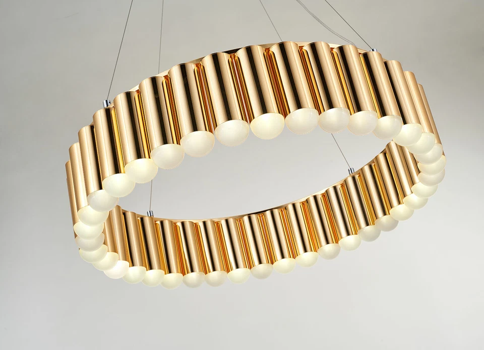 Bauhaus Lustre Café Bar Restaurant Musée Lounge Lampe 59 LED Ø120 - Photo 3/4