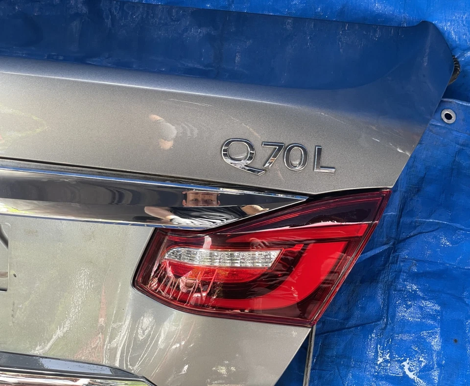 ⭐⭐15-19 INFINITI Q70 Q70L TAPA MALETERO CUBIERTA PUERTA TRASERA ESCOTILLA GRIS KAD # OR15-TRS313⭐ Foto 3 de 4