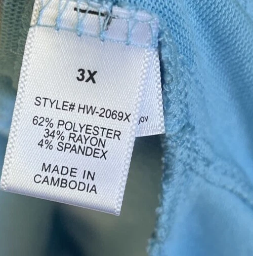 Suéter cadigan azul con botones 3X Zenana Outfitters para mujer Foto 4 de 4