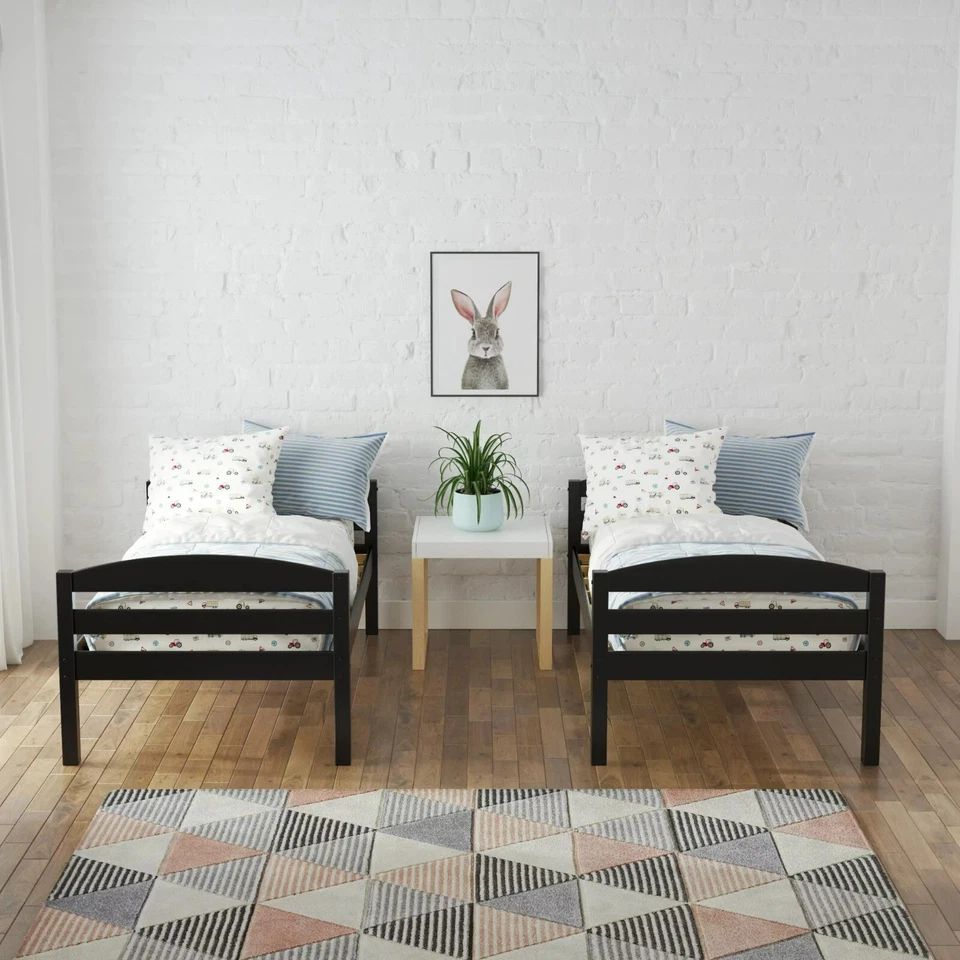 Детская двухъярусная кровать-трансформер Better Homes & Gardens Leighton черная - Изображение 2 из 4