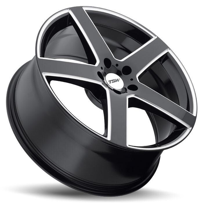 TSW RIVAGE 5x114.3 20x10 gloss black with milled spokes | eBay