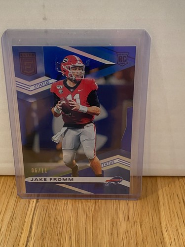 2020 Panini Donruss Elite Football Rookie Jake Fromm /11 Blue