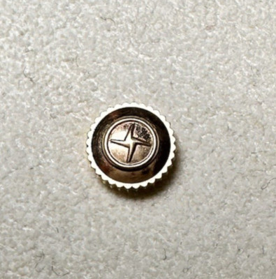 Zenith Crown Star NOS for Chrono Zenith 156 5.7mm Gold Plated