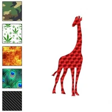 Giraffe, Vinyl Decal Sticker, 40 Patterns & 3 Sizes, #2802