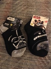 New With Tags Boys Disney Star Wars Socks 2 pair size 10-4