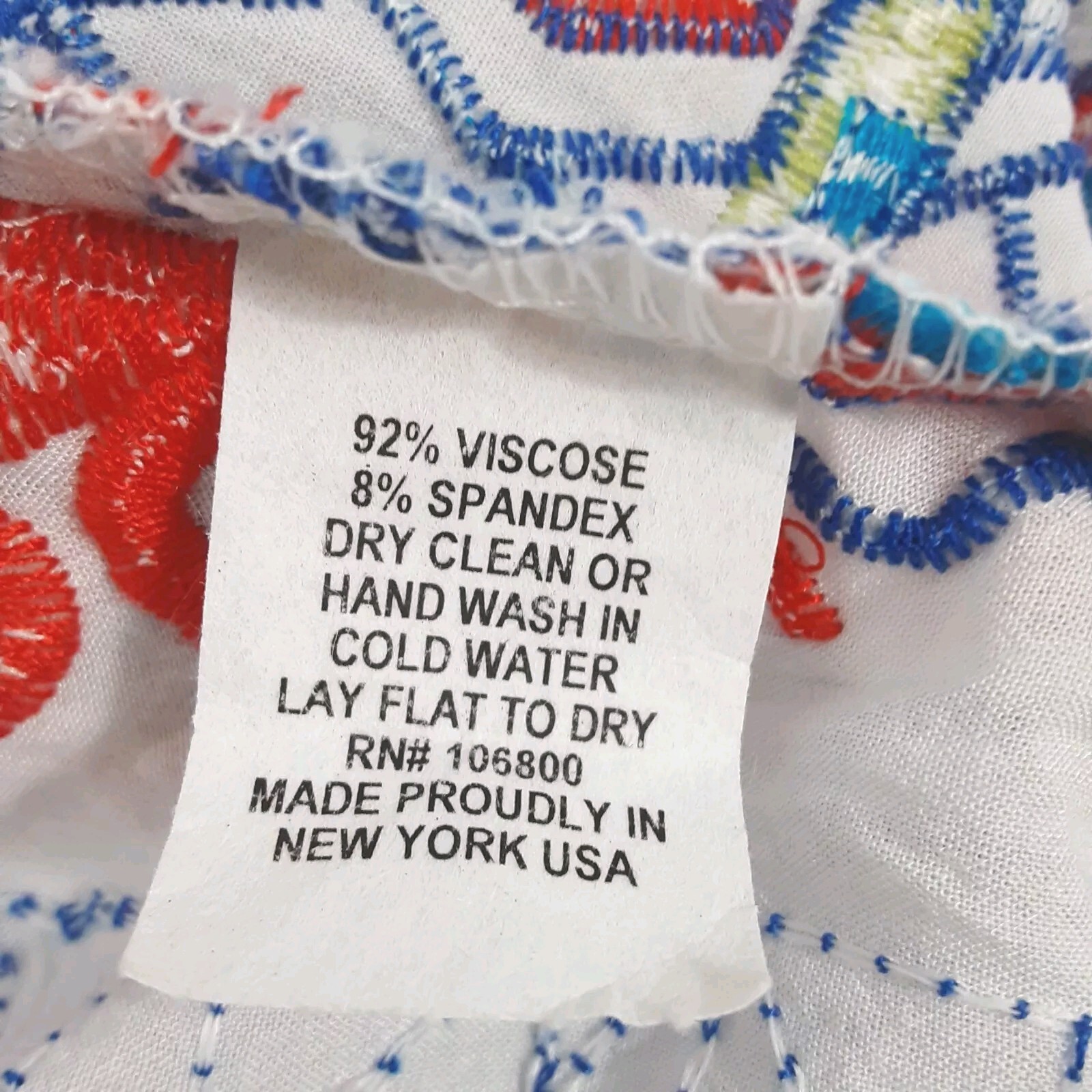 BOHO CHIC Embroidered Button Down Tunic Shirt Sz L - image 14