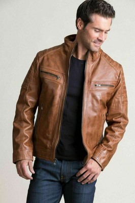 web buster leather jacket