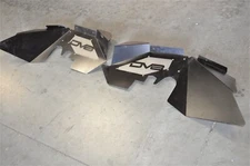 DV8 Offroad For Jeep JK Inner Fender Front Black 07-18 Wrangler JK Aluminum