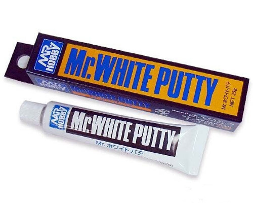 Mr.Hobby P118 Mr.White Putty Stucco Bianco (30g) modellismo