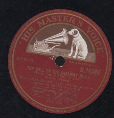 SCHELLACK Bill Hurley The Call Of The Faraway Child / Eyes Of Blue His Master