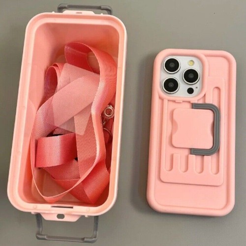 Small Cell Phone Purse with Strap, Box Phone Case for iPhone with Safety Buckle - Picture 15 of 18