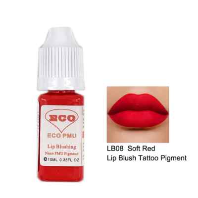 Newest Hot Selling Lip Blush Tattoo Permanent Makeup Pigment 10ml High Quality
