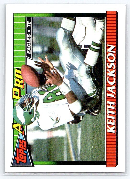 Keith Jackson 1991 Topps #220b