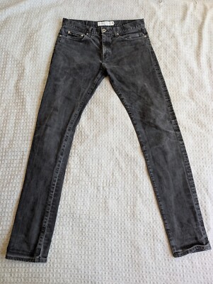 Brooklyn Denim Co Jeans Men 34 Fits 32x33 Black Rinsed Slim Straight Stretch USA