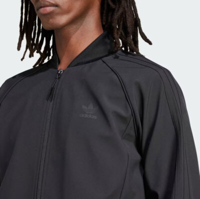 Adidas Original Mens BONDED SST TRACK TOP IM9883 BLACK M-2XL ASIAN