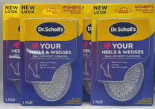 4PK Dr Scholls Your Heels  Wedges Ball Of Foot Cushions  WOMENS  SIZE 6-10