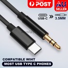 Type C USB-C to 3.5mm Male Audio AUX Cable Adapter For iPhone 15 16 17 Samsung