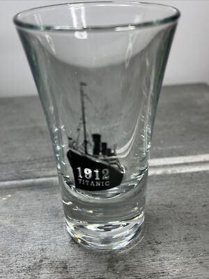 Titanic Souvenir Shot Glass Vintage Collectable