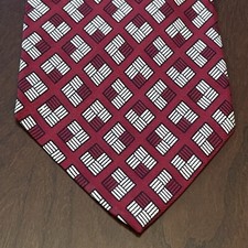 Vintage Polo By Ralph Lauren Red Hand Made 100% Silk Men’s Neck Tie Made In USA